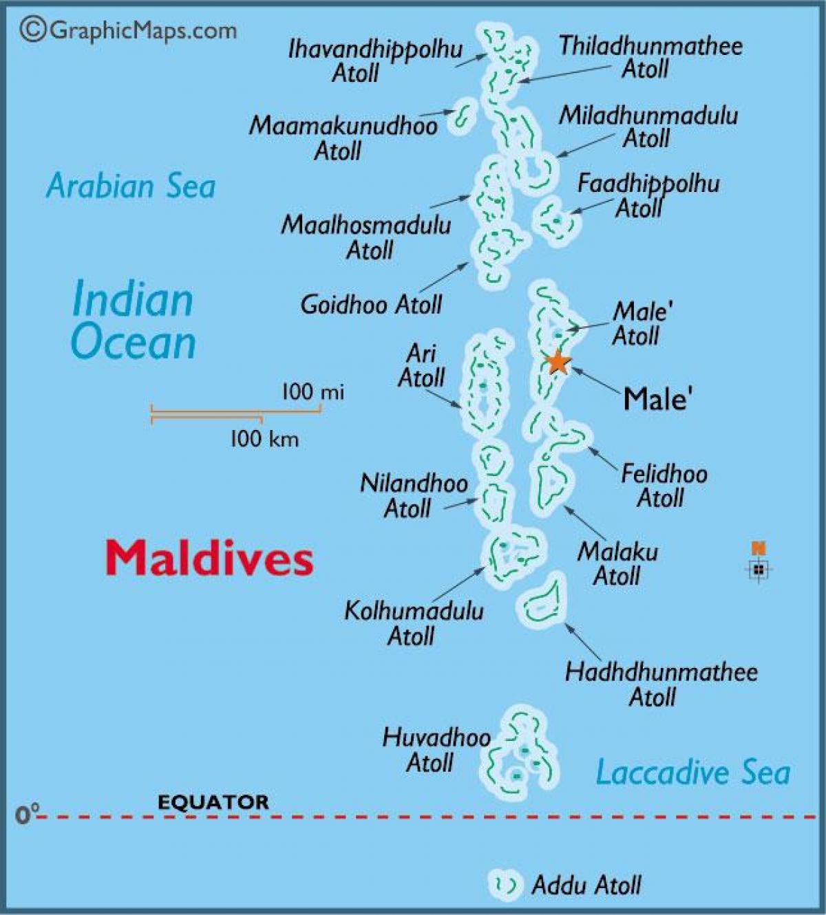 baa atoll ಮಾಲ್ಡೀವ್ಸ್ ನಕ್ಷೆ