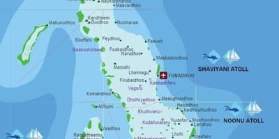 ನಕ್ಷೆ ಮಾಲ್ಡೀವ್ಸ್ ಬೀಚ್