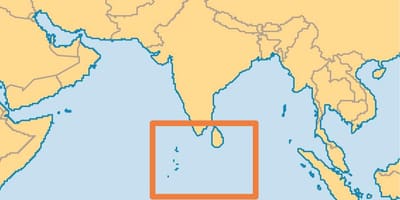 ಮಾಲ್ಡೀವ್ಸ್ ದ್ವೀಪ ಸ್ಥಳ ವಿಶ್ವ ನಕ್ಷೆ