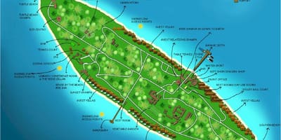 Vaadhoo ದ್ವೀಪ ಮಾಲ್ಡೀವ್ಸ್ ನಕ್ಷೆ