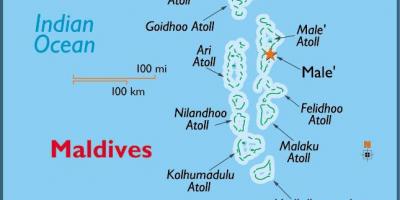 Baa atoll ಮಾಲ್ಡೀವ್ಸ್ ನಕ್ಷೆ